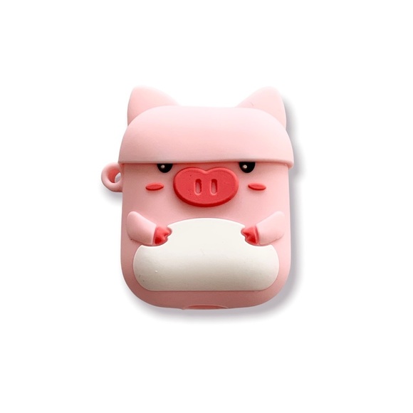 🌸New🌸 Urban Outfitters Silicone AirPod Case Pig NWT - Picture 3 of 3